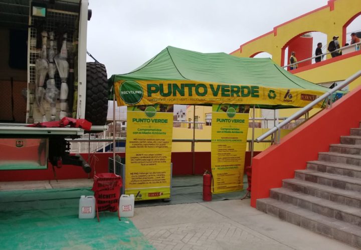 Armado del punto verde en Moquegua