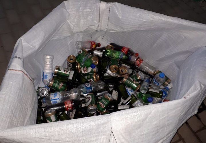 Reciclables en comedor de Arequipa