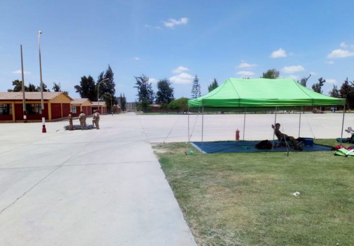 Cierre del campamento Tacna
