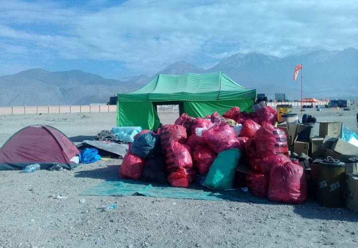 Cierre del campamento Arequipa