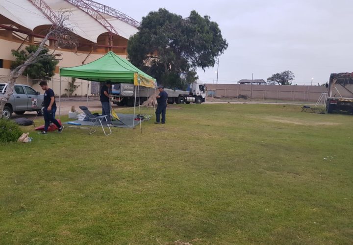 Cierre campamento Camaná