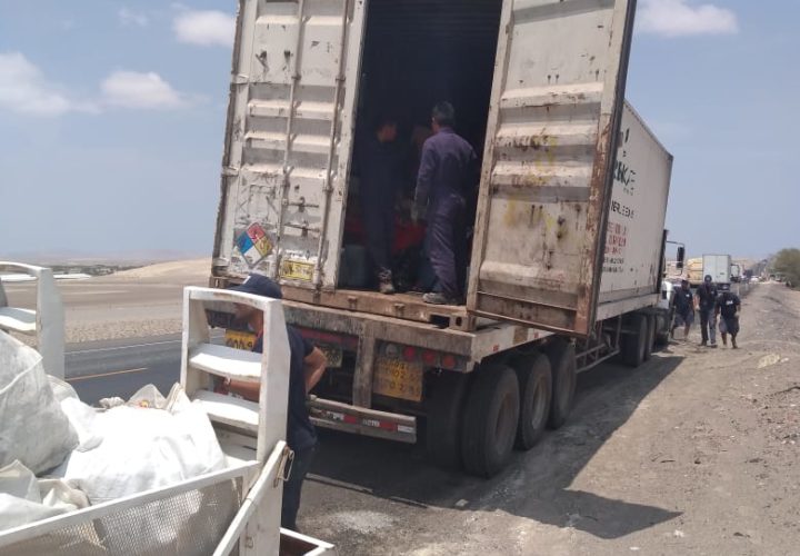 Retiro parcial de RRPP en Pisco